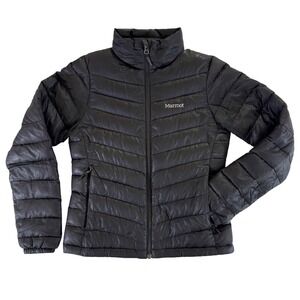 Marmot Women's XS Down Puffer Jacket Black Style C76240 '14 Lightweight Packable